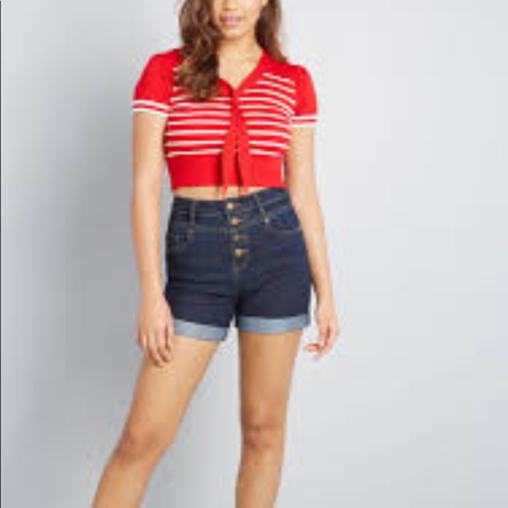 Karaoke High Waisted Shorts